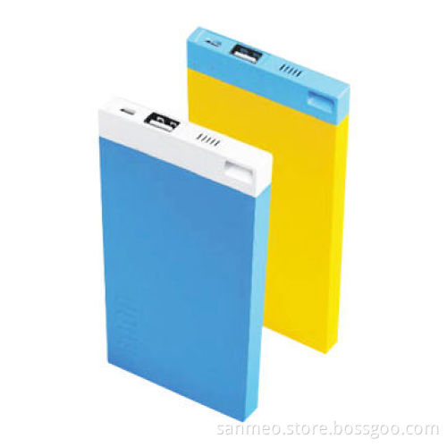 6,000mAh Power Bank, Personalized Bump Color, Five LED Indicators and Rubber Paint Surface